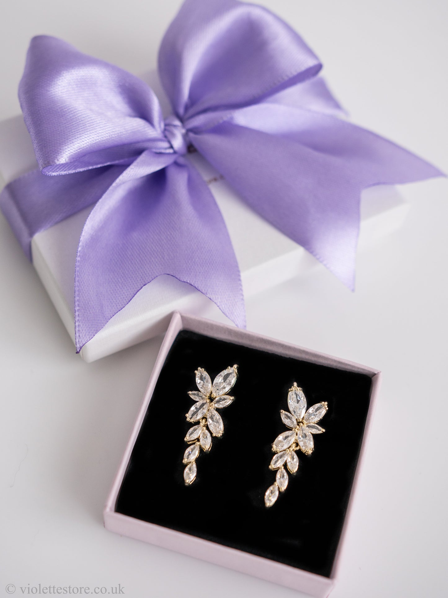 Gold & Silver Crystal Earrings